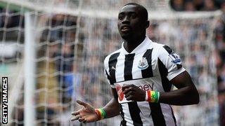 Newcastle striker Papiss Cisse