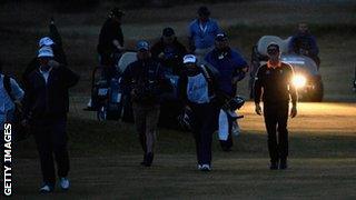 Marke Wiebe and Bernhard Langer