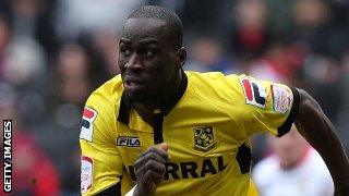 Mamady Sidibe in action for Tranmere