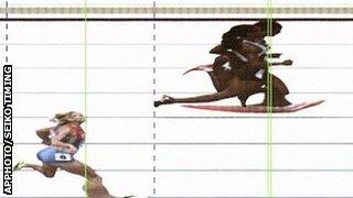 Christine Ohuruogu photo finish