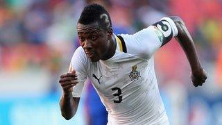 Ghana stiker Asamoah Gyan