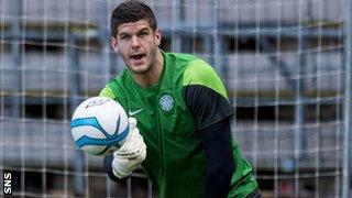 Celtic goalkeeper Fraser Forster