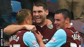 Burnley celebrate