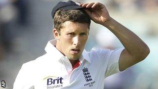 England debutant Simon Kerrigan