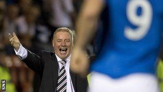 Rangers manager Ally McCoist was thrilled with Jon Daly's brace against Airdrie