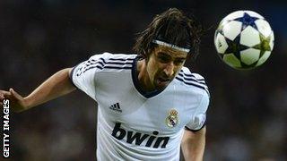 German midfielder Sami Khedira has scored eight goals in 128 appearances for Real Madrid