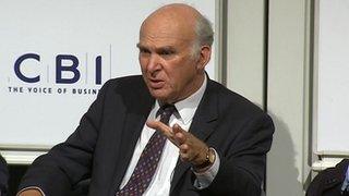 Business Secretary Vince Cable