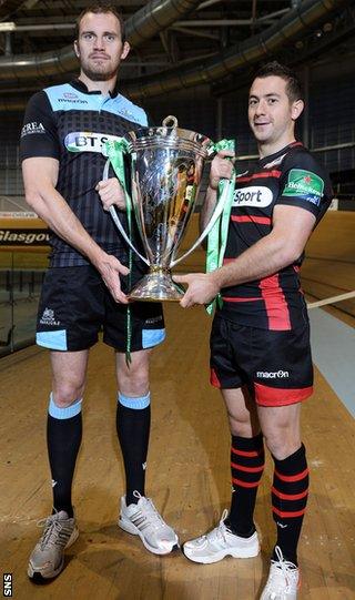 Glasgow Warriors captain Al Kellock and Edinburgh counterpart Greig Laidlaw