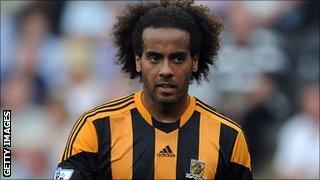 Hull midfielder Tom Huddlestone