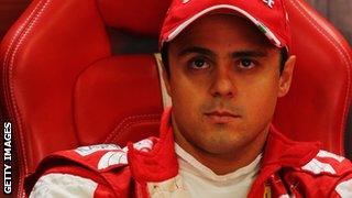 Ferrari driver Felipe Massa