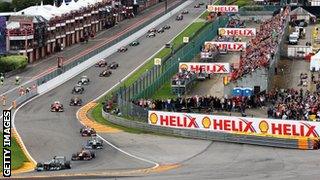 The 2013 Belgian Grand Prix at Spa Francorhamps