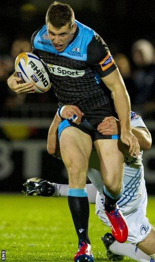 Glasgow Warriors centre Mark Bennett