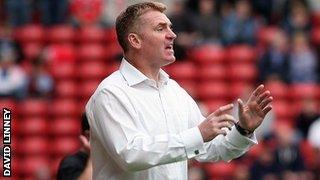 Walsall manager Dean Smith