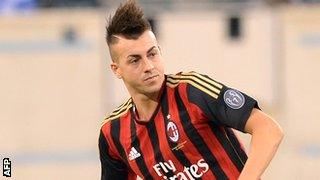 Several English clubs are thought to be interested in mohicaned striker El Shaarawy