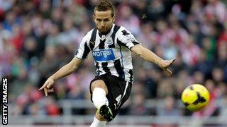 Newcastle midfielder Yohan Cabaye