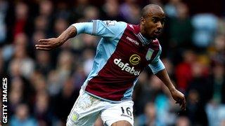 Aston Villa midfielder Fabian Delph