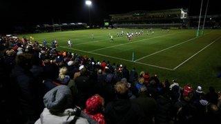 The crowd in Bristol at USA v Cook Islands