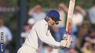 David Gower batting in Perth in 1986