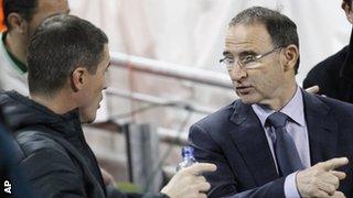 Roy Keane and Martin O'Neill