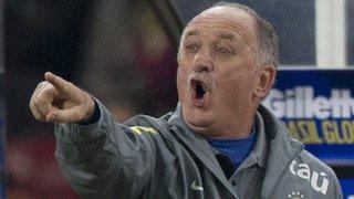 Brazil coach Luiz Felipe Scolari