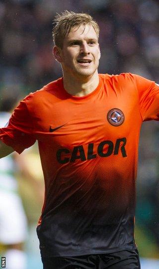 Dundee United midfielder Stuart Armstrong