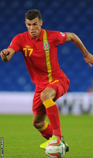 Gareth Bale in action for Wales