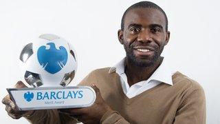 Muamba with the Merit Award