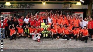 The Marussia F1 team