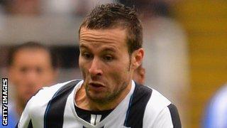 Newcastle United midfielder Yohan Cabaye