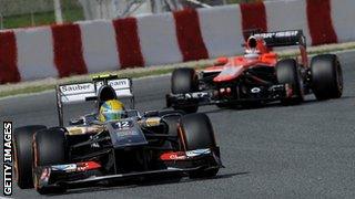 Sauber and Marussia