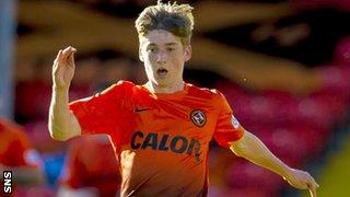 Dundee United midfielder Ryan Gauld