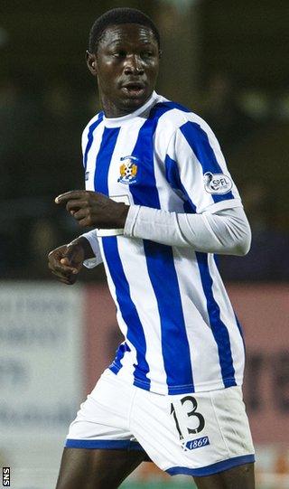 Kilmarnock midfielder Reuben Gabriel