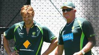 Shane Watson and Craig McDermott