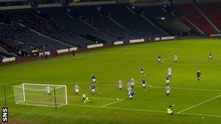 A football match at Hampden