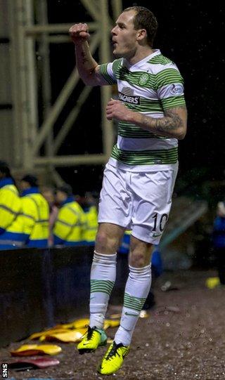 Anthony Stokes celebrates