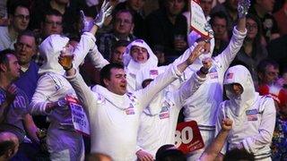 Darts fans