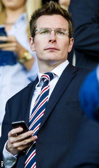 Rangers finance director Brian Stockbridge