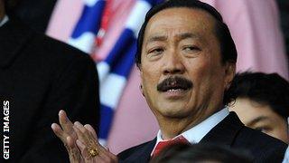 Cardiff City owner Vincent Tan