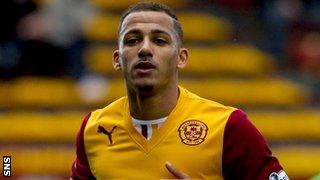 Motherwell winger Lionel Ainsworth