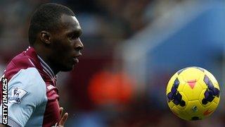 Aston Villa's Christian Benteke