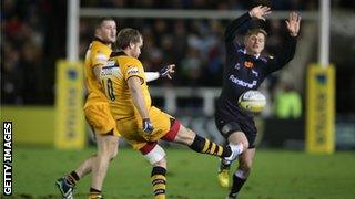 Veteran fly-half Andy Goode kicked a penalty and two conversions for Wasps.