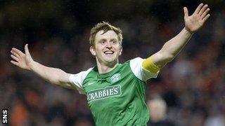 Hibs captain Liam Craig took his goal tally to nine for the season