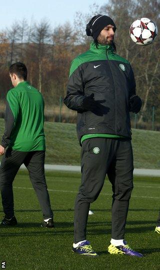 Celtic striker Georgios Samaras