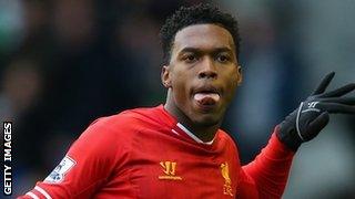 Liverpool striker Daniel Sturridge
