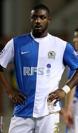 Blackburn Rovers defender Yann Songo'o