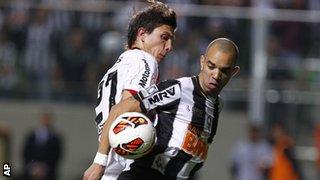 Sunderland target Santiago Vergini (left) in action for Newell's Old Boys