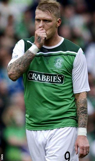 Garry O'Connor in the 2012 Scottish Cup final