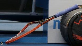 Murray's racquet