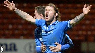 St Johnstone forward Stevie May