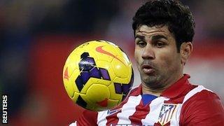 Atletico Madrid striker Diego Costa